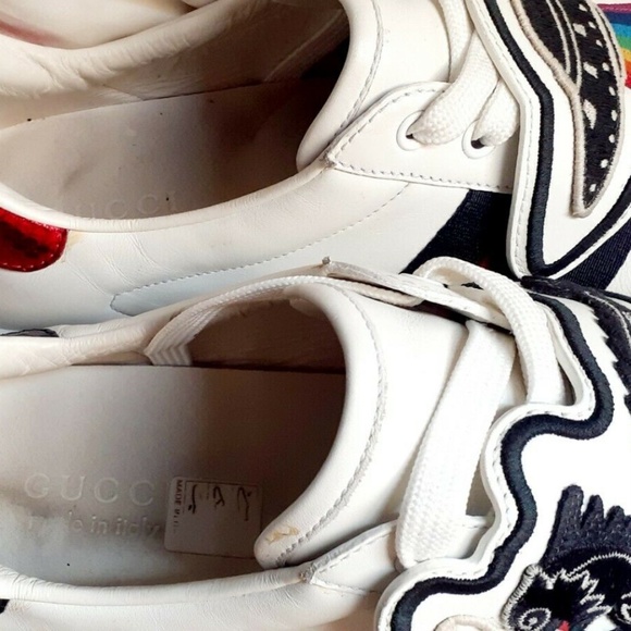 Gucci Ace w/UFO & Dragon Embroidered Patches - Picture 4 of 10